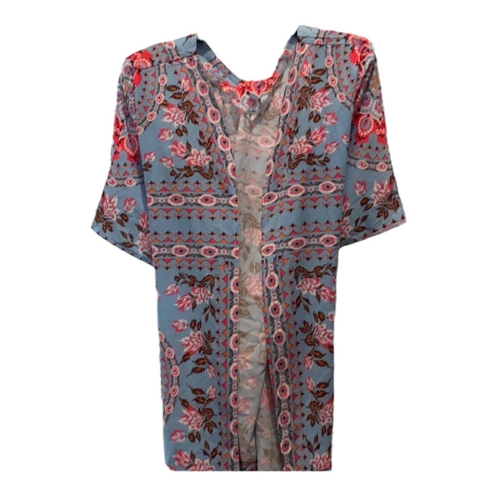 NWOT floral patterned kimono / cover up